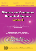 Dynamical Systems & Geometric Mechanics - Special Issue in Honor of
			J. Scheurle